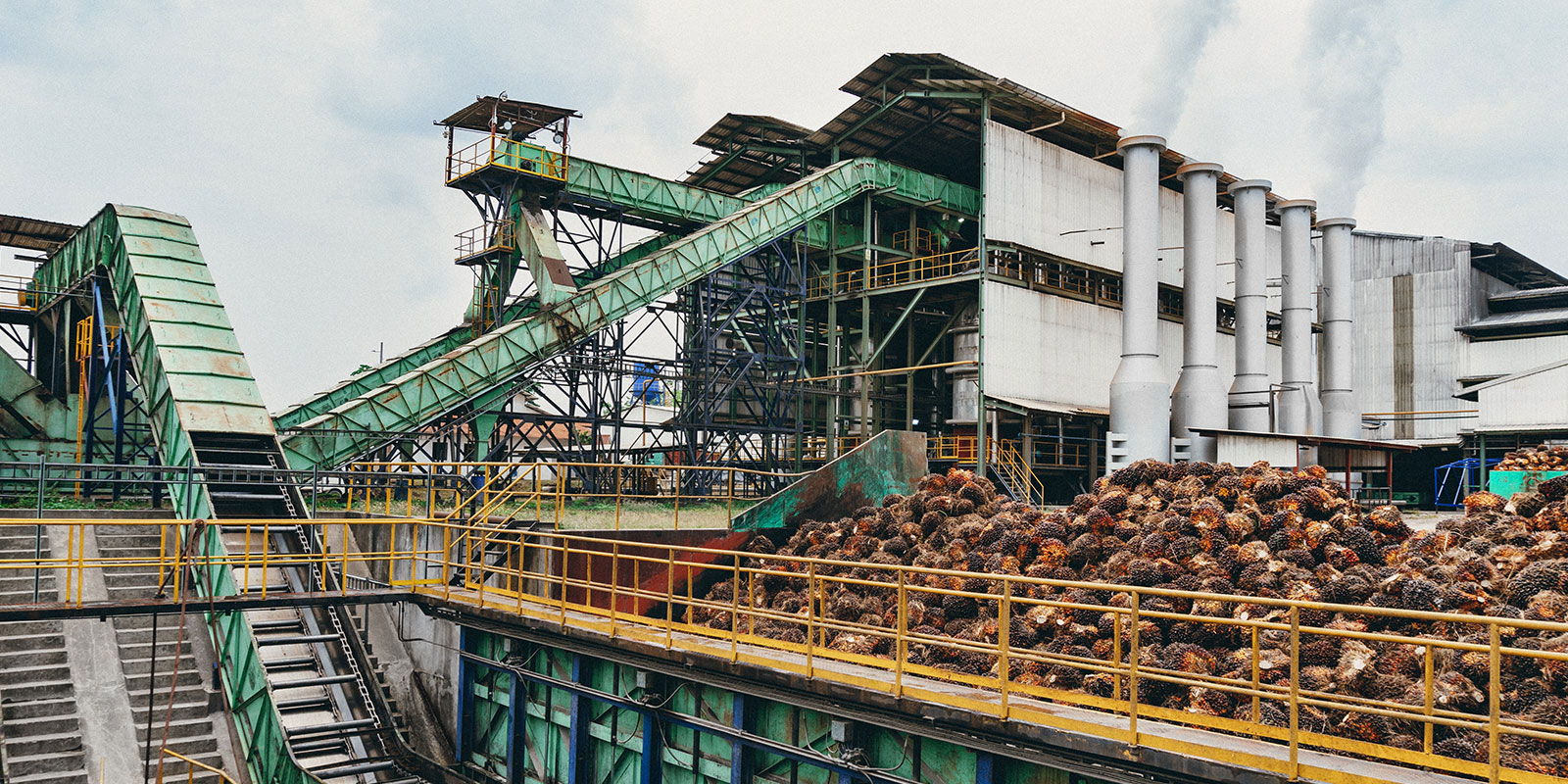 Industrial processing plant illustrating for occupational health and safety
